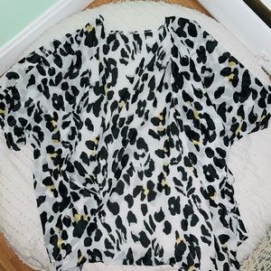 Leopard Print Kimono